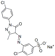 CAS#: 37078-96-9, Sodium 4-Chloro-3-[[1-(4-Chlorophenyl)-3-Methyl-5-Oxo-4H-Pyrazol-4-Yl]Diazenyl]Benzenesulfonate