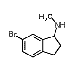 CAS 登录号：371251-07-9， 6-溴-N-甲基-1-茚满胺