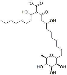 CAS 登录号：37134-61-5， 3-[3-[(2R,3R,4R,5R,6S)-3,4,5-三羟基-6-甲基四氢吡喃-2-基]氧基癸酰氧基]癸酸