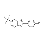 CAS 登录号：372122-55-9， 2-(4-氟苯基)-6-(三氟甲基)吡唑并[1,5-a]吡啶
