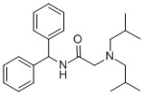 CAS 登录号:37390-19-5, 2-(二(2-甲基丙基)氨基)-N-(二苯基甲基)乙酰胺
