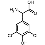 CAS 登录号：37409-29-3， 氨基(3,5-二氯-4-羟基苯基)乙酸