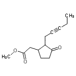 CAS # 37435-88-4, 甲基[3-氧代-2-(2-戊炔-1-基)环戊基]乙酸酯