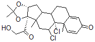 CAS#: 3744-50-1, 9,11beta-Dichloro-16alpha,16,21-Trihydroxy-Pregna-1,4-Diene-3,20-Dione Cyclic 16,17-Acetal
