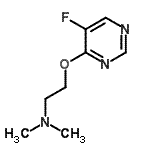 CAS 登录号：374679-89-7， 2-[(5-氟-4-嘧啶基)氧基]-N,N-二甲基乙胺