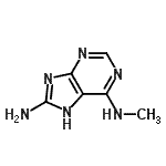 CAS 登录号：374706-53-3， N<sup>6</sup>-甲基-1H-嘌呤-6,8-二胺