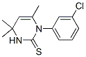 CAS#: 37489-49-9, 1-(3-Chlorophenyl)-4,4,6-Trimethyl-3H-Pyrimidine-2-Thione