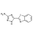 CAS 登录号：37547-62-9， 5-(1,3-苯并噻唑-2-基)-1H-1,2,4-三唑-3-胺