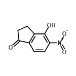 CAS 登录号：375825-59-5， 4-羟基-5-硝基-1-茚满酮