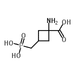 CAS 登录号：375858-31-4， 1-氨基-3-(膦酰甲基)环丁烷羧酸