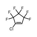 CAS 登录号：3761-95-3， 1-氯-3,3,4,4,5,5-六氟环戊烯
