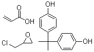 CAS 登录号:37625-93-7, 2-丙烯酸与(氯甲基)环氧乙烷和 4,4-(1-甲基乙亚基)双酚的聚合物
