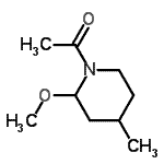 CAS 登录号：376653-23-5， 1-(2-甲氧基-4-甲基-1-哌啶基)乙酮