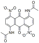 CAS 登录号:37686-98-9, N-(5-乙酰氨基-4,8-二硝基-9,10-二氧代蒽-1-基)乙酰胺