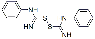 CAS 登录号:37847-87-3, N'-苯基-1-(N'-苯基甲脒基)二硫基甲脒
