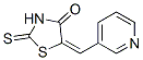CAS#: 3785-78-2, 5-(Pyridin-3-Ylmethylidene)-2-Sulfanylidene-1,3-Thiazolidin-4-One