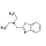 CAS 登录号：37859-41-9， N-(1,3-苯并噻唑-2-基甲基)-N-乙基乙胺