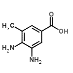 CAS 登录号：37901-95-4， 3,4-二氨基-5-甲基苯甲酸