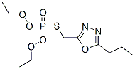 CAS 登录号:37934-17-1, 2-(二乙氧基磷酰硫基甲基)-5-丙基-1,3,4-恶二唑