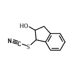 CAS 登录号：379668-80-1， 2-羟基-2,3-二氢-1H-茚-1-基硫氰酸酯