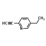 CAS 登录号：37968-65-3， 5-乙基-2-乙炔基吡啶