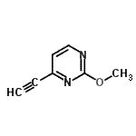 CAS 登录号：37968-71-1， 4-乙炔基-2-甲氧基嘧啶