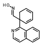CAS 登录号：379701-28-7， (E)-N-羟基-1-[1-(1-异喹啉基)-2,4-环己二烯-1-基]甲亚胺