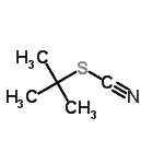 CAS 登录号：37985-18-5， 2-甲基-2-丙基硫氰酸酯