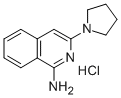 CAS 登录号:37989-10-9, 3-吡咯烷-1-基异喹啉-1-胺盐酸盐