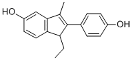 CAS#: 38028-27-2, 1-Ethyl-2-(4-Hydroxyphenyl)-3-Methyl-1H-Inden-5-Ol