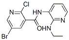 CAS 登录号：380378-90-5， 5-溴-2-氯-N-[2-(乙基氨基)-3-吡啶基]-3-吡啶甲酰胺