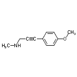 CAS 登录号：380429-18-5， 3-(4-甲氧基苯基)-N-甲基-2-丙炔-1-胺