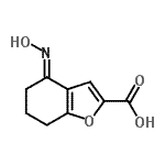 CAS 登录号：380574-77-6， (4E)-4-(羟基亚胺)-4,5,6,7-四氢-1-苯并呋喃-2-羧酸