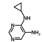 CAS 登录号：380605-40-3， N-环丙基嘧啶-4,5-二胺
