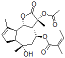 CAS 登录号：38114-47-5， [(3S,3aR,4S,6S,6aS,9aS,9bS)-3-乙酰氧基-6-羟基-3,6,9-三甲基-2-氧代-4,5,6a,7,9a,9b-六氢-3aH-薁并[5,4-d]呋喃-4-基] (Z)-2-甲基丁-2-烯酸酯