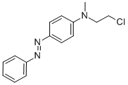 CAS#: 38115-53-6, N-(2-Chloroethyl)-N-Methyl-4-Phenyldiazenylaniline