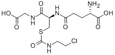 CAS 登录号：38134-58-6， (2S)-2-氨基-5-[[(2R)-1-(羧甲基氨基)-3-(2-氯乙基氨基甲酰硫基)-1-氧代丙烷-2-基]氨基]-5-氧代戊酸