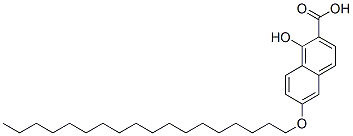 CAS#: 38134-94-0, 1-Hydroxy-6-Octadecoxynaphthalene-2-Carboxylic Acid