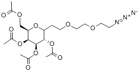 CAS # 381716-33-2, D-Galactose 1-[2-(2-Azidoethoxy)Ethoxyethyl]-2,3,4,6-Tetra-O-Acetate