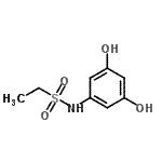 CAS 登录号：381725-79-7， N-(3,5-二羟基苯基)乙烷磺酰胺