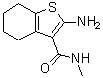 CAS#: 38201-62-6, 2-Amino-N-Methyl-4,5,6,7-Tetrahydro-1-Benzothiophene-3-Carboxamide