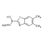 CAS 登录号：382135-86-6， N-(5,6-二甲基-1,3-苯并噻唑-2-基)-N-羟基亚氨代甲酰胺