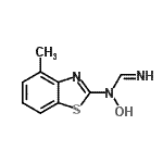 CAS 登录号：382136-38-1， N-羟基-N-(4-甲基-1,3-苯并噻唑-2-基)亚氨代甲酰胺