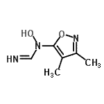 CAS 登录号：382136-44-9， N-(3,4-二甲基-1,2-恶唑-5-基)-N-羟基亚氨代甲酰胺