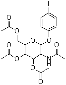 CAS 登录号：38229-75-3， 4-碘苯基 2-乙酰氨基-3,4,6-三-O-乙酰基-2-脱氧吡喃己糖苷