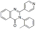 CAS 登录号:38275-17-1, 3-(2-甲基苯基)-2-吡啶-4-基喹唑啉-4-酮