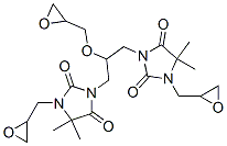 CAS#: 38304-52-8, 3-[3-[4,4-Dimethyl-3-(Oxiran-2-Ylmethyl)-2,5-Dioxoimidazolidin-1-Yl]-2-(Oxiran-2-Ylmethoxy)Propyl]-5,5-Dimethyl-1-(Oxiran-2-Ylmethyl)Imidazolidine-2,4-Dione