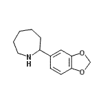 CAS 登录号：383130-37-8， 2-(1,3-苯并二氧戊环-5-基)氮杂环庚烷