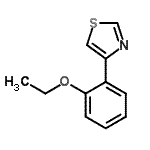 CAS 登录号：383145-44-6， 4-(2-乙氧基苯基)-1,3-噻唑