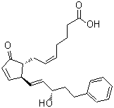 CAS 登录号：38315-51-4， (5Z)-7-{(1R,2S)-2-[(3S)-3-羟基-5-苯基-1-戊烯-1-基]-5-氧代-3-环戊烯-1-基}-5-庚烯酸